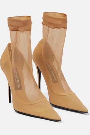 Dolce & Gabbana X Kim stretch tulle sock ankle boots