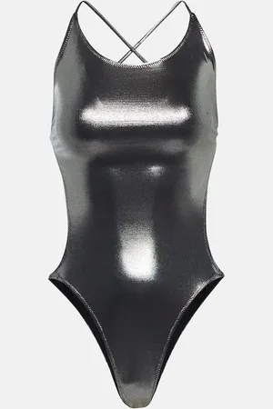 Ganni Metallic swimsuit