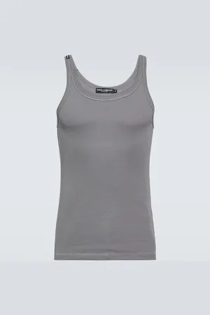 Dolce & Gabbana Cotton jersey tank top