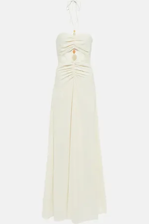 Simkhai Wylda cutout halterneck maxi dress
