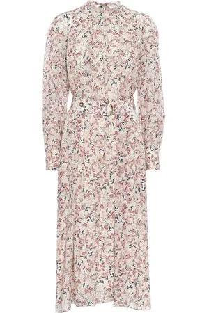 Chloé ChloÃ© Floral silk georgette midi dress