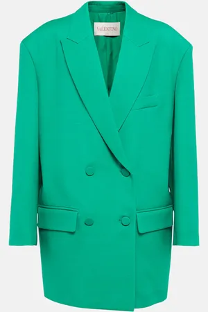 VALENTINO CrÃªpe Couture double-breasted blazer