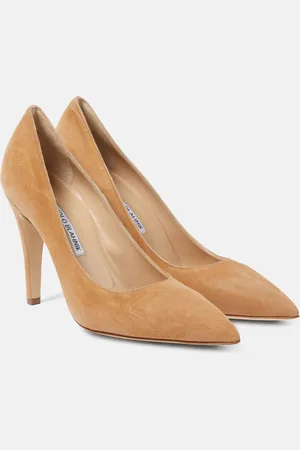 Manolo Blahnik Nelirapla 105 suede pumps
