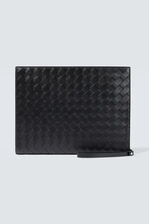 Bottega Veneta Intrecciato leather document case