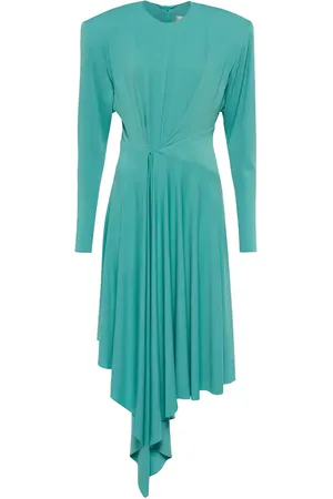 ALEXANDRE VAUTHIER Draped jersey midi dress