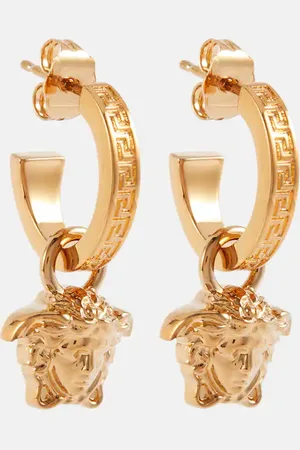 VERSACE La Medusa Greca hoop earrings