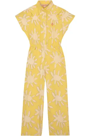 The Animals Observatory Grasshopper floral cotton jumpsuit
