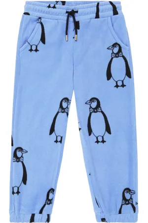 Mini Rodini Penguin fleece sweatpants