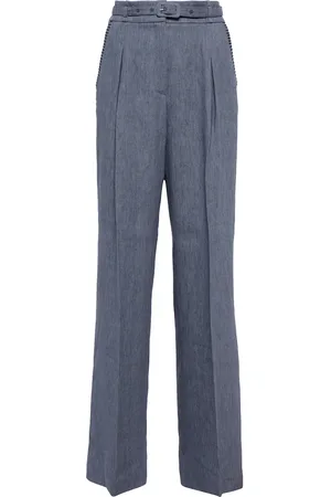 GABRIELA HEARST High-rise linen pants