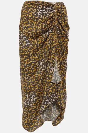 Marant Etoile Azaria printed midi skirt