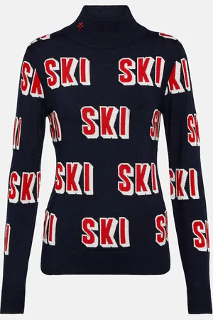 Perfect Moment Wool jacquard turtleneck sweater