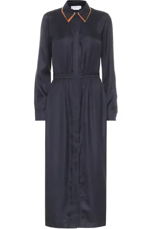 GABRIELA HEARST Lowell silk-twill midi dress