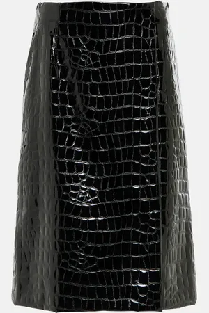 Dolce & Gabbana Embossed midi skirt