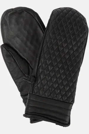 Fusalp Athena quilted leather mittens