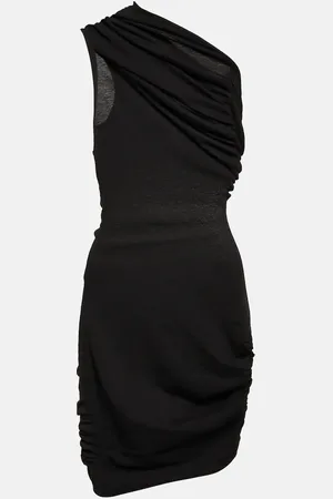 Entire Studios Ruched cotton-blend jersey minidress