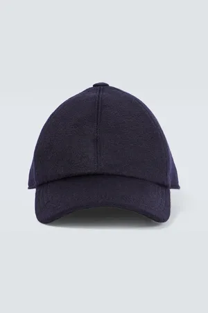 The Row Caspian cashmere baseball cap