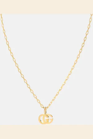 Gucci Double G 18kt and topaz necklace