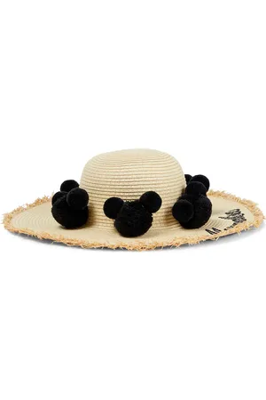MONNALISA Embroidered straw hat
