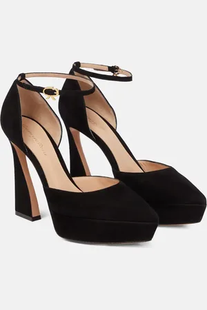 Gianvito Rossi Vertigo suede platform pumps