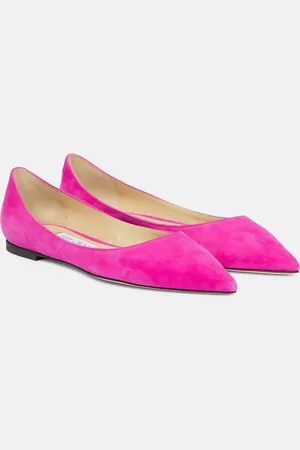 Jimmy Choo Love leather ballet flats