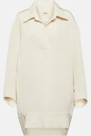 Khaite Kal wool-blend minidress