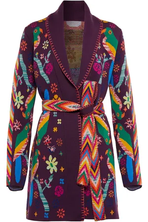 GABRIELA HEARST Margot printed wool and silk cardigan