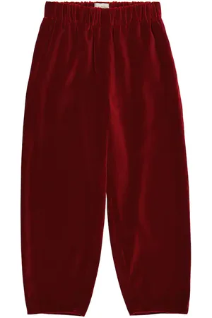 Il gufo Velvet wide-leg pants
