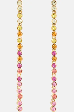 Oscar de la Renta Champagne Strand drop earrings