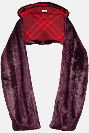 Burberry Faux fur scarf