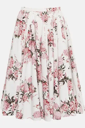 EMILIA WICKSTEAD Edy floral cotton poplin midi dress