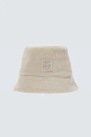 Loewe Anagram corduroy bucket hat