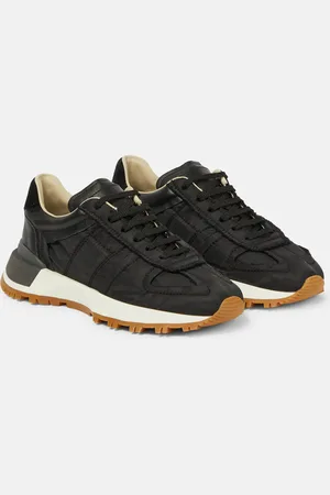 Maison Margiela Nylon and suede sneakers