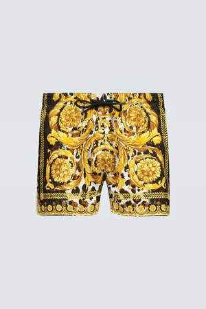 VERSACE Baroque printed swim shorts