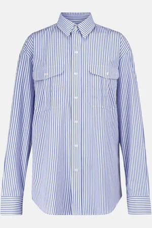 WARDROBE.NYC Pinstriped cotton shirt