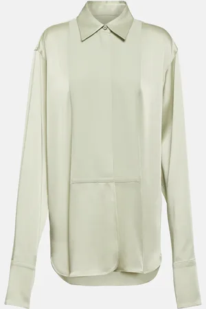 Jil Sander Oversized satin shirt