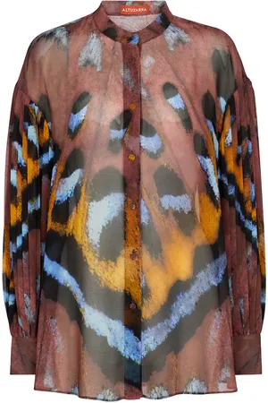Altuzarra Patsy printed georgette blouse