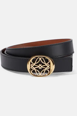 Loewe Anagram reversible leather belt