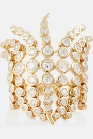 ONDYN Fringe 14kt ring with diamonds
