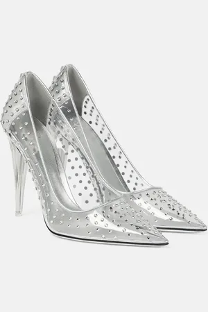VALENTINO GARAVANI Rockstud embellished PVC pumps