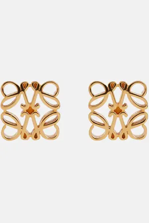 Loewe Anagram sterling silver earrings