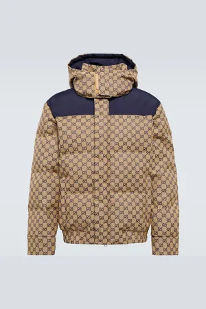 Gucci GG canvas down jacket