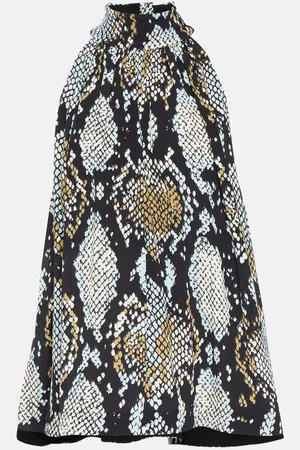 Proenza Schouler Printed high-neck top