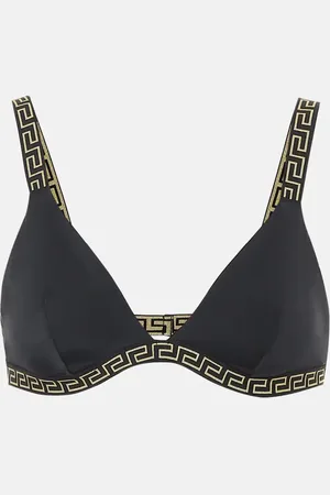 VERSACE Greek Key bikini top