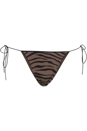 Tropic of C The C zebra-printed bikini bottoms