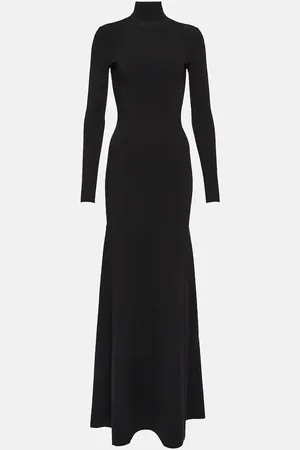 Victoria Beckham Turtleneck knitted gown