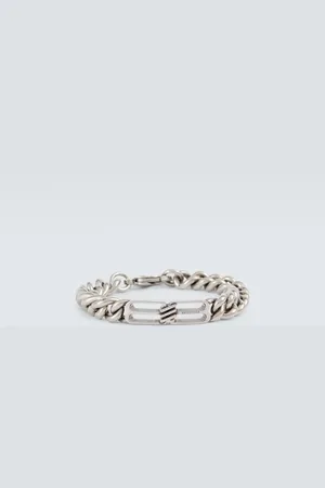 Balenciaga BB brass bracelet