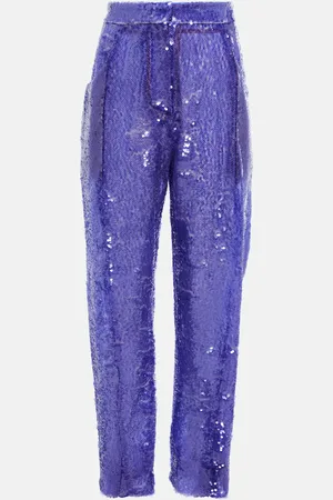 Blazé Milano BlazÃ© Milano Sorraia sequined wide-leg pants