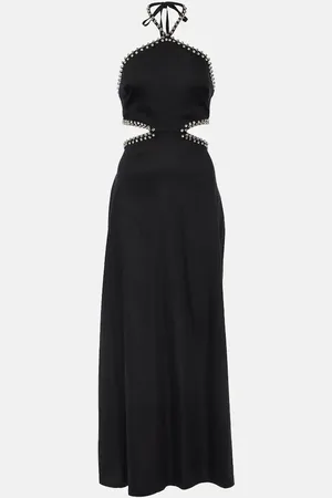 Simkhai Bellina cutout linen-blend maxi dress