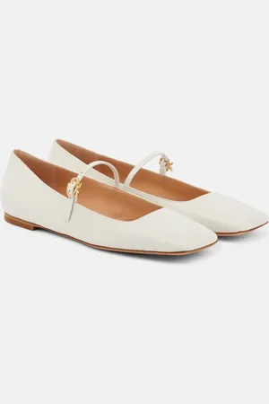 Gianvito Rossi Christina 05 leather ballet flats