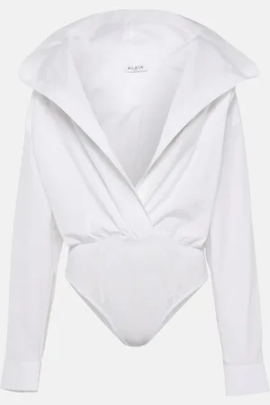 Alaïa AlaÃ¯a Hooded bodysuit
